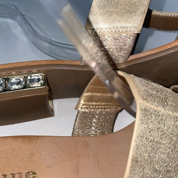 Dune London Jewel Embellished Slip On Sandal Size 6M Wenzel - Picture 8 of 8